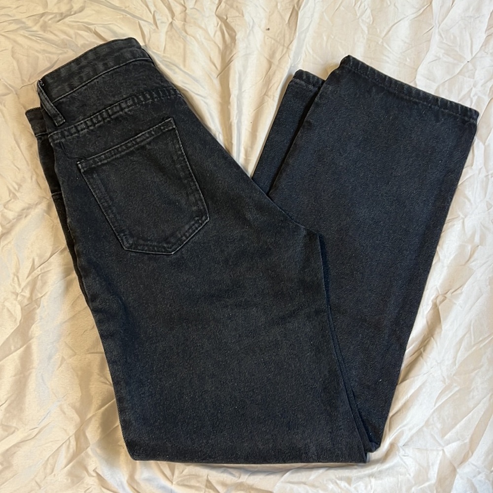 NEW High Rise Ripped Straight Leg Size XXS - Picture 3 of 3